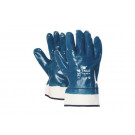 Handschoen OXXA Cleaner met NBR-coating blauw EN-388 L/9, 12paar