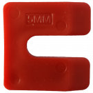 Uitvulplaatjes FEKO-Vul U-vorm 5mm rood 144stuks