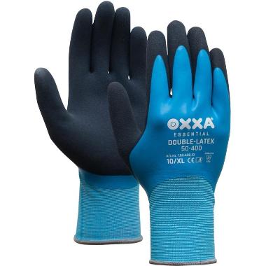 Werkhandschoenen OXXA DOUBLE LATEX 50-400 wet-grip