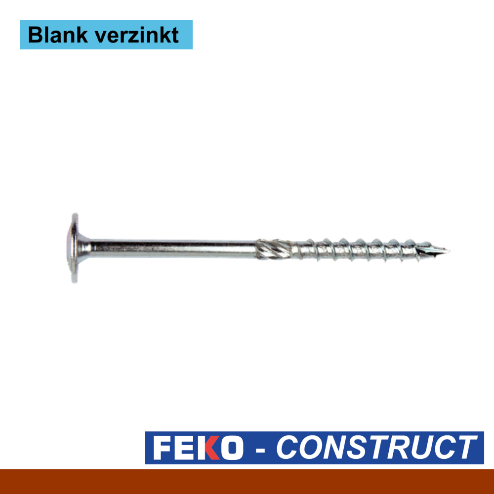 Flenskop blank verzinkt