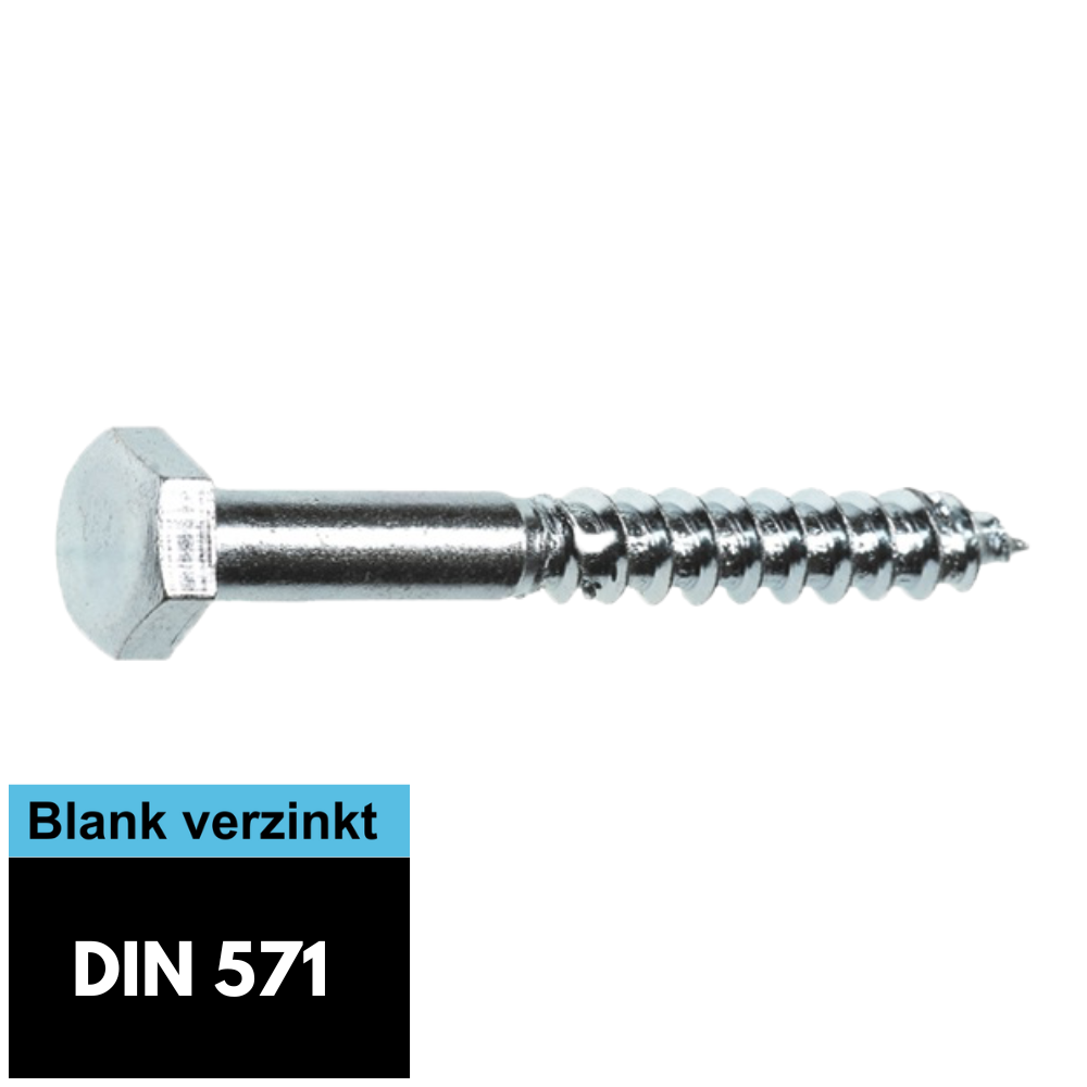 Houtdraadbouten verzinkt
