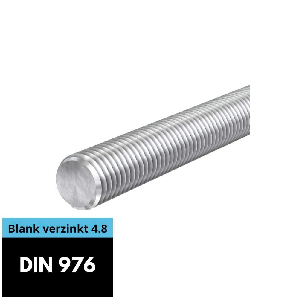 Draadeinden verzinkt 4.8