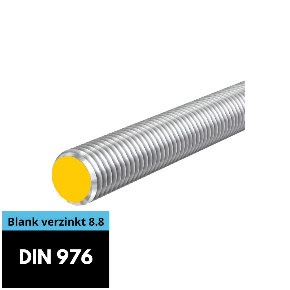 Draadeinden verzinkt 8.8