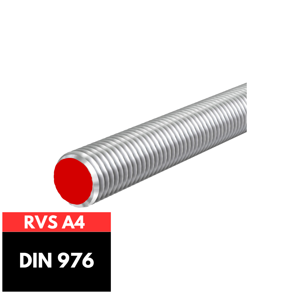 Draadeinden RVS A4