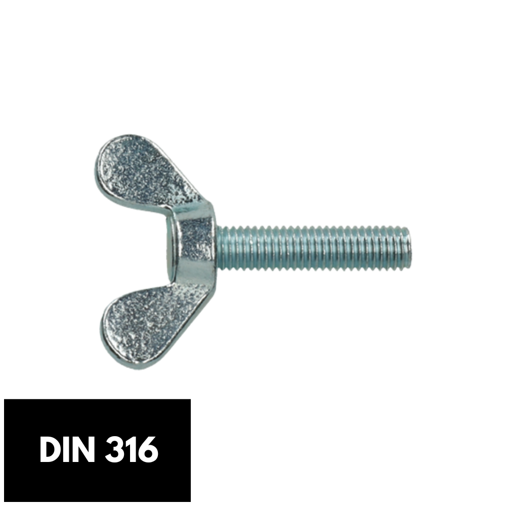 Vleugelbouten DIN 316