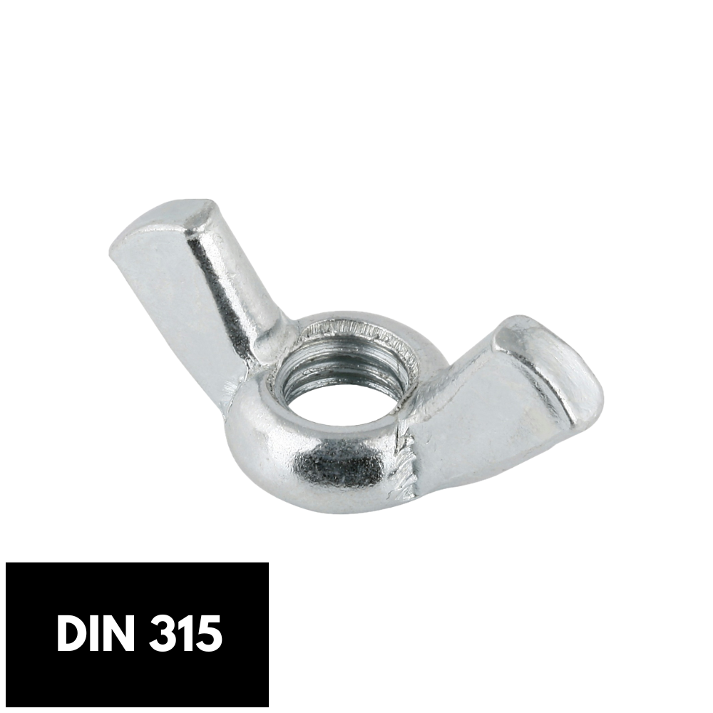 Vleugelmoeren DIN 315