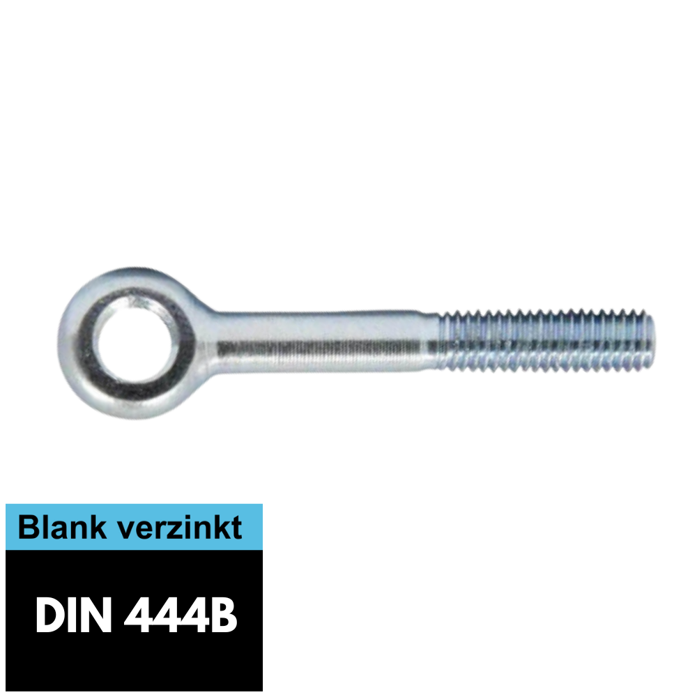 Knevelschroeven DIN 444 vorm B verzinkt