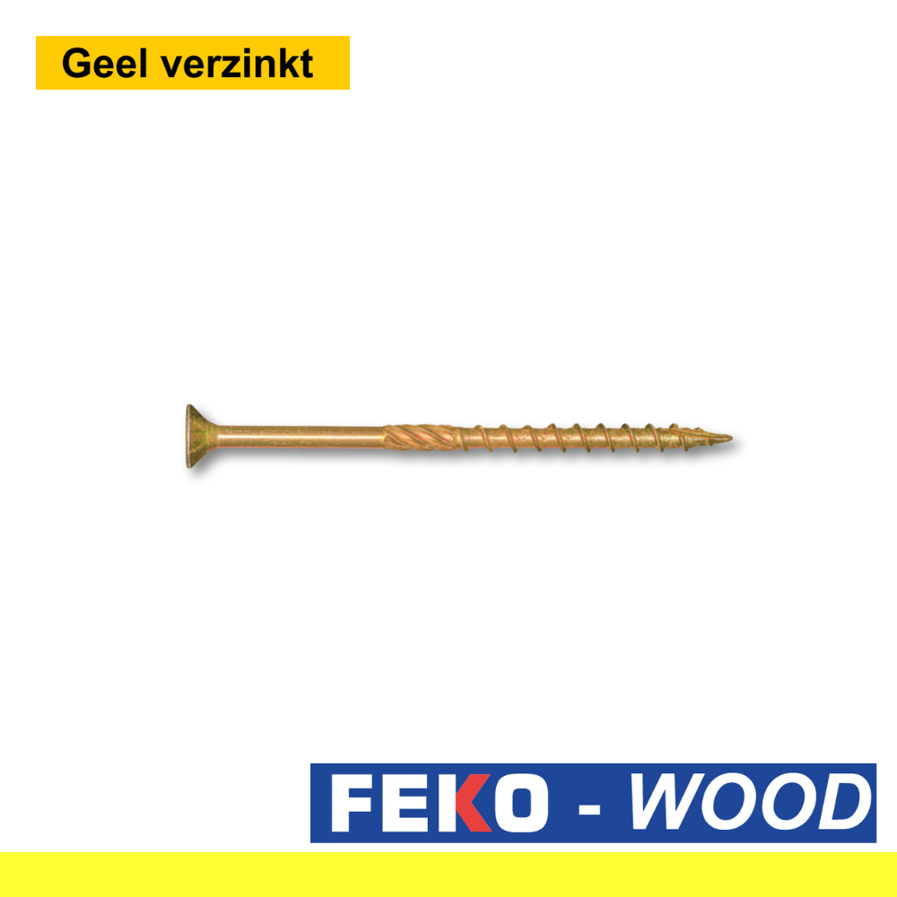 FEKO-Wood geel verzinkt