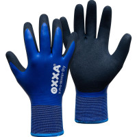 Winterhandschoen OXXA X-PRO-WINTER-DRY vloeistofdicht, zwart/blauw XXL/11, 6 paar