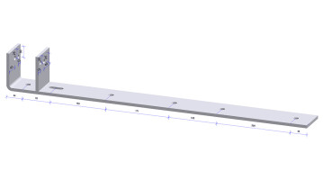 F18-Anker 815x100 80x8 thermisch verzinkt, per stuk