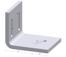 H1204-Anker 120x100 100x10 thermisch verzinkt, per stuk