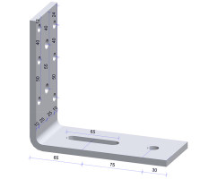 H1701-Anker 170x160 70x8 thermisch verzinkt, per stuk