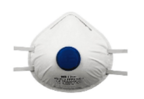 Stofmasker M-SAFE FFP2 met uitademventiel in blister, per stuk