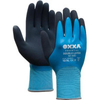 Handschoen OXXA DOUBLE-LATEX 50-400 wet-grip maat S/7, 12paar0 