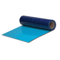 Zelfklevende beschermingsfolie blauw 500mm x 100m
