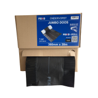 Ondervorst FEKO-Roll JUMBO doos PP-doek Zwart 360mm, doos 30meter