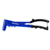 Blindklinknageltang GESIPA voor 2,4-5mm, met mondstukken 3,0/3,2 - 4,0 - 4,8/5,0