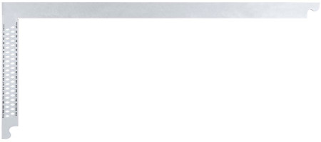 Timmermanshaak SOLA ZWZA700 met aanslag 700x300mm