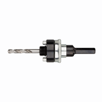 Quick lock adapter ROTEC 6-kant bereik 32-210mm, incl centreerboor
