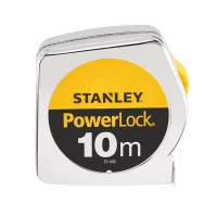 Rolmaat STANLEY POWERLOCK 10m klasse II