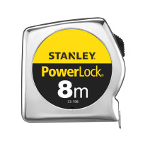 Rolmaat STANLEY POWERLOCK 8m klasse II