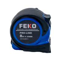 Rolmaat FEKO Pro Line 8m klasse ll, per stuk
