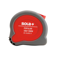 Rolmaat SOLA Popular 5m klasse II met riemclip