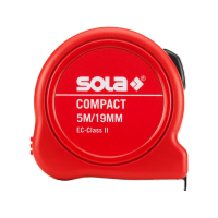 Rolmaat SOLA Compact 5m klasse II met riemclip