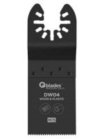 Multitoolzaag  Q-BLADE DW04 34x40mm hout/kunststof, 10stuks + 1 GRATIS