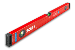 Waterpas SOLA RED Magnetisch 3 focus libellen 120cm