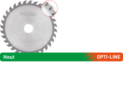Cirkelzaagblad ROTEC voor handmachines OPTI-LINE 235mm 24T 30mm