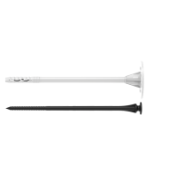 Isolatieplug 60mm met nylon nagel 10x260mm Isolatiedikte: 210mm, 100stuks