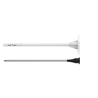 Isolatieplug 60mm met stalen nagel 10x260mm Isolatiedikte: 210mm, 100stuks