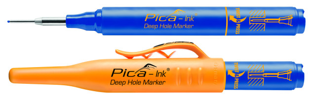 Markeerstift PICA INK voor diepe gaten 150/41 blauw