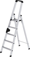 Aluminium trap enkelzijdig toegankelijk 5 treden 1830mm