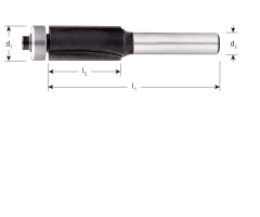 Kantenfrees ROTEC Silver line B12,7xH25,4mm