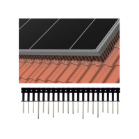 Vogelwering Solar-Stixx voor zonnepanelen  500x180mm RVS/Kunststof, 20 stuks