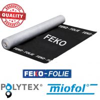 Dampdoorlatende FEKO-FOLIE Damp-open 210 1,5x50m 210gr/m2 , 75m2