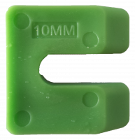 Uitvulplaatjes FEKO-Vul U-vorm 10mm groen 80stuks